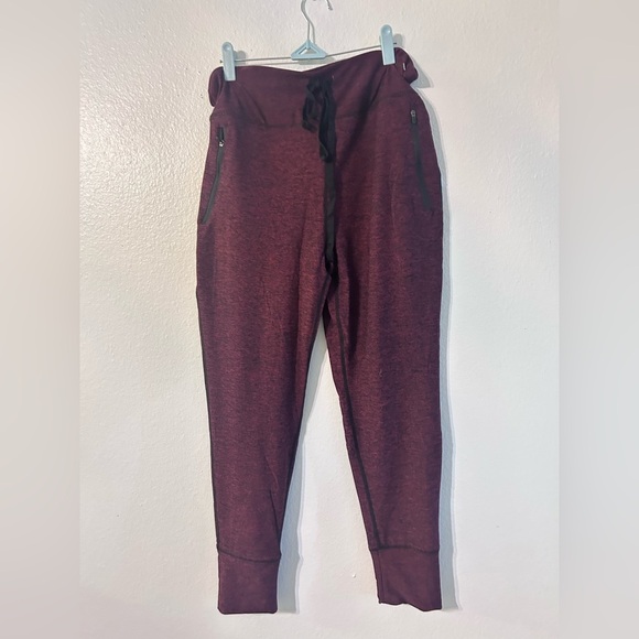 Nine West Active Women's Burgundy/Black Jogger Pants -
M - NWT - Picture 1 of 7